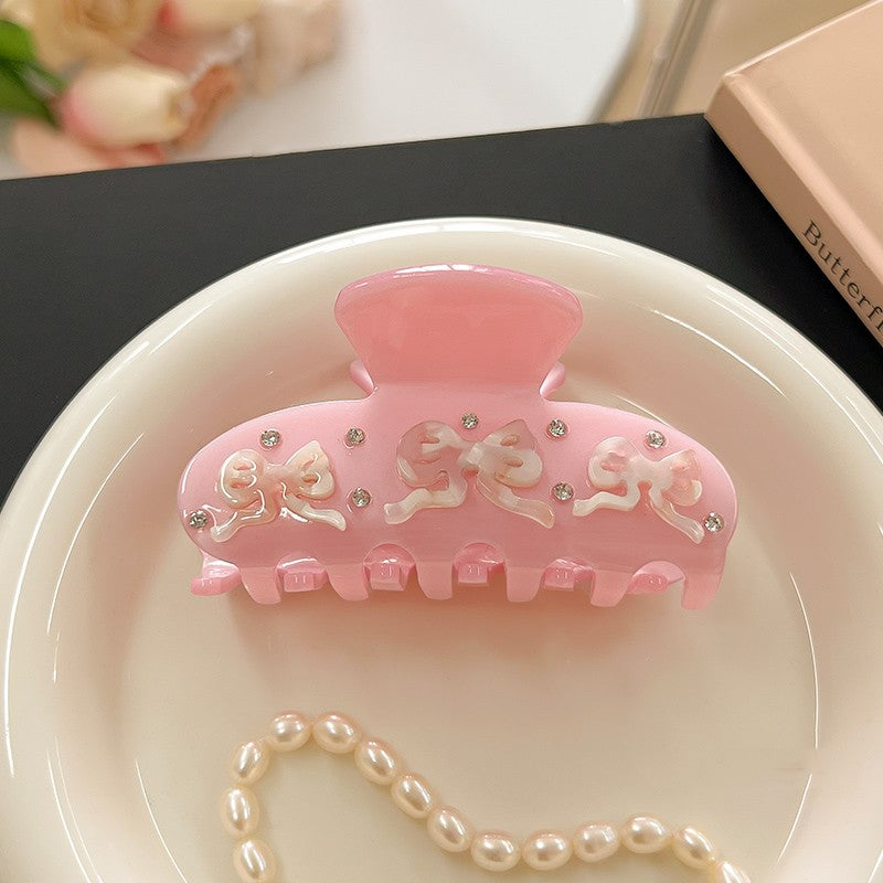 Rhinestone Flower Hair Clip