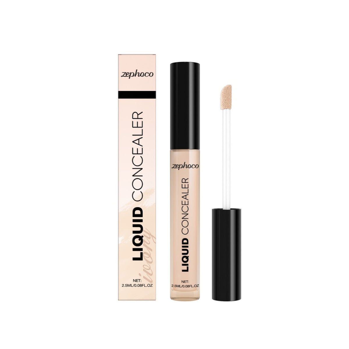 Liquid Concealer for Skin, Long-Lasting Coverup, Multiple Shades