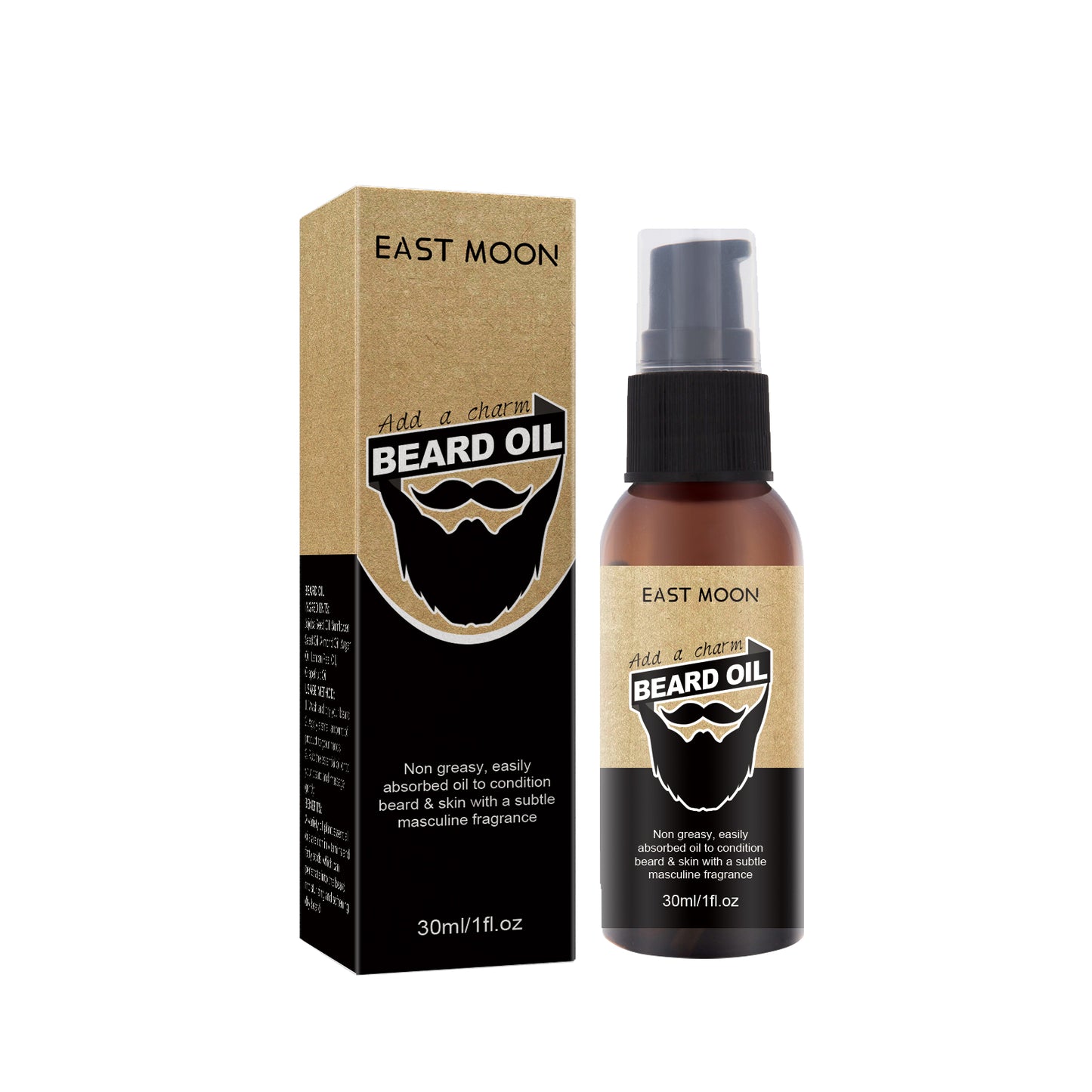 Moisturizing Beard Oil for Men - Softening & Thickening Beard Growth Treatment