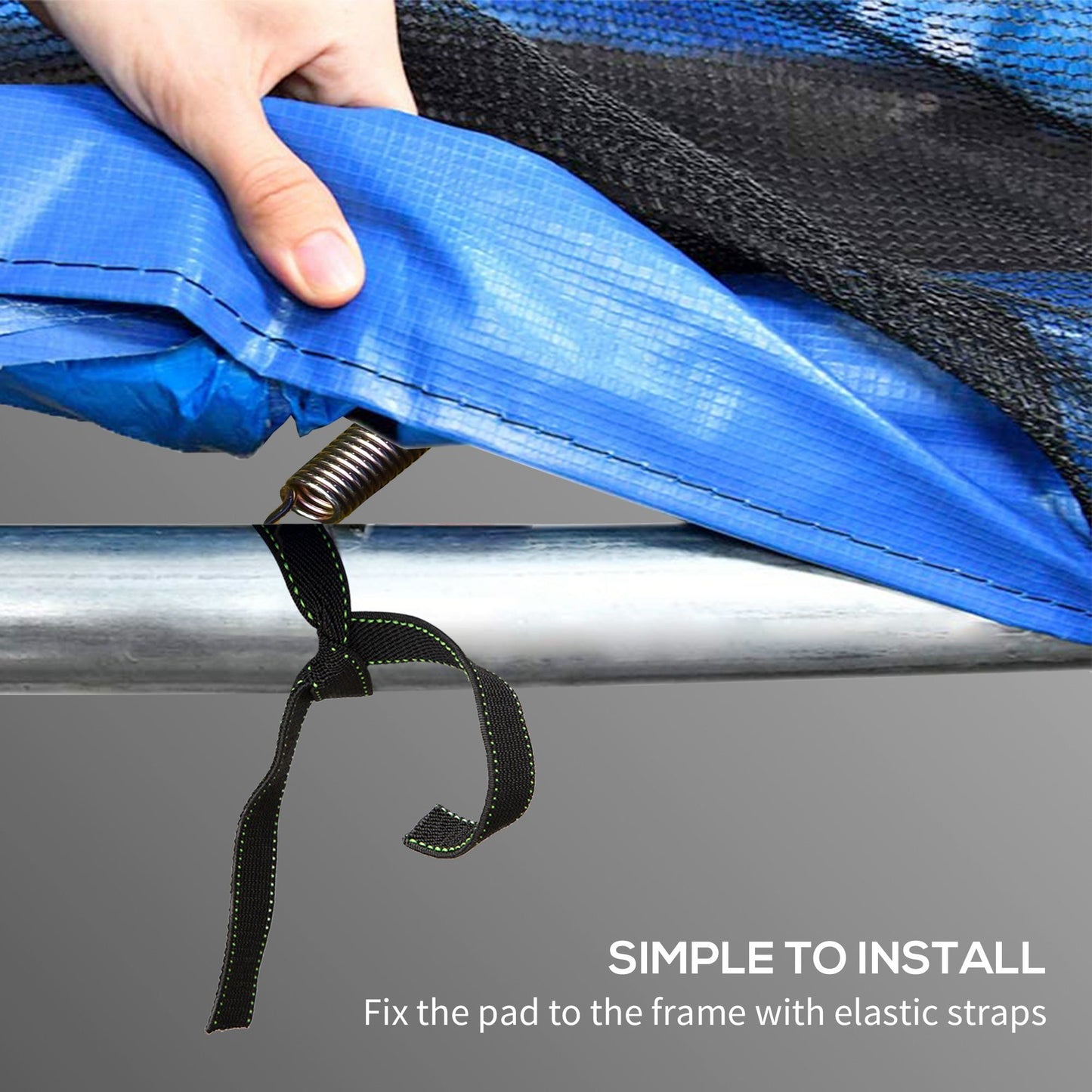 14FT Trampoline Replacement Spring Cover - Waterproof & Tear Resistant