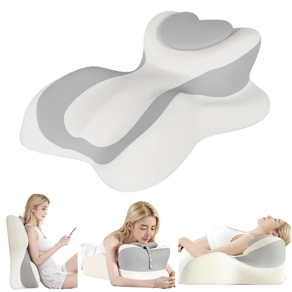 Ergonomic Heart-Shaped Memory Foam Chest Support Pillow