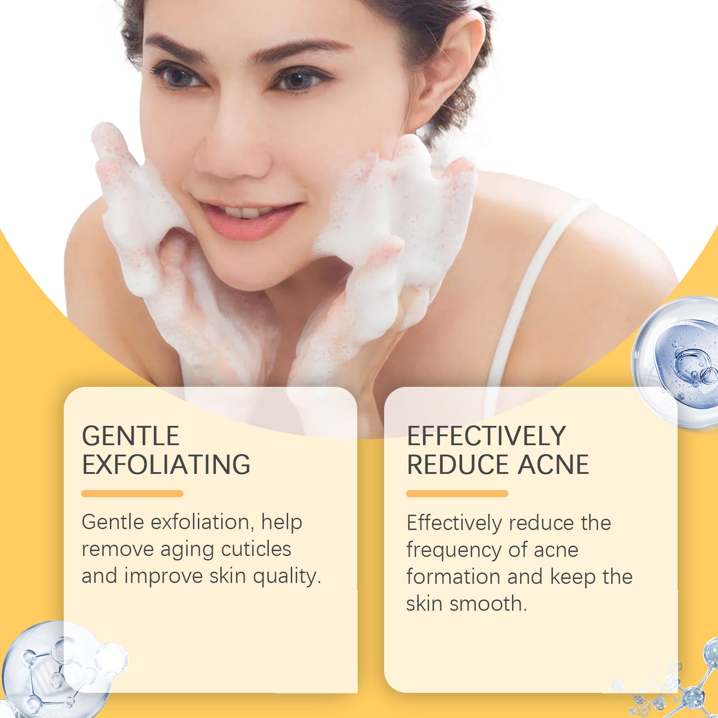 Niacinamide Moisturizing Facial Cleansing Soap - Gentle Oil-Control Bar