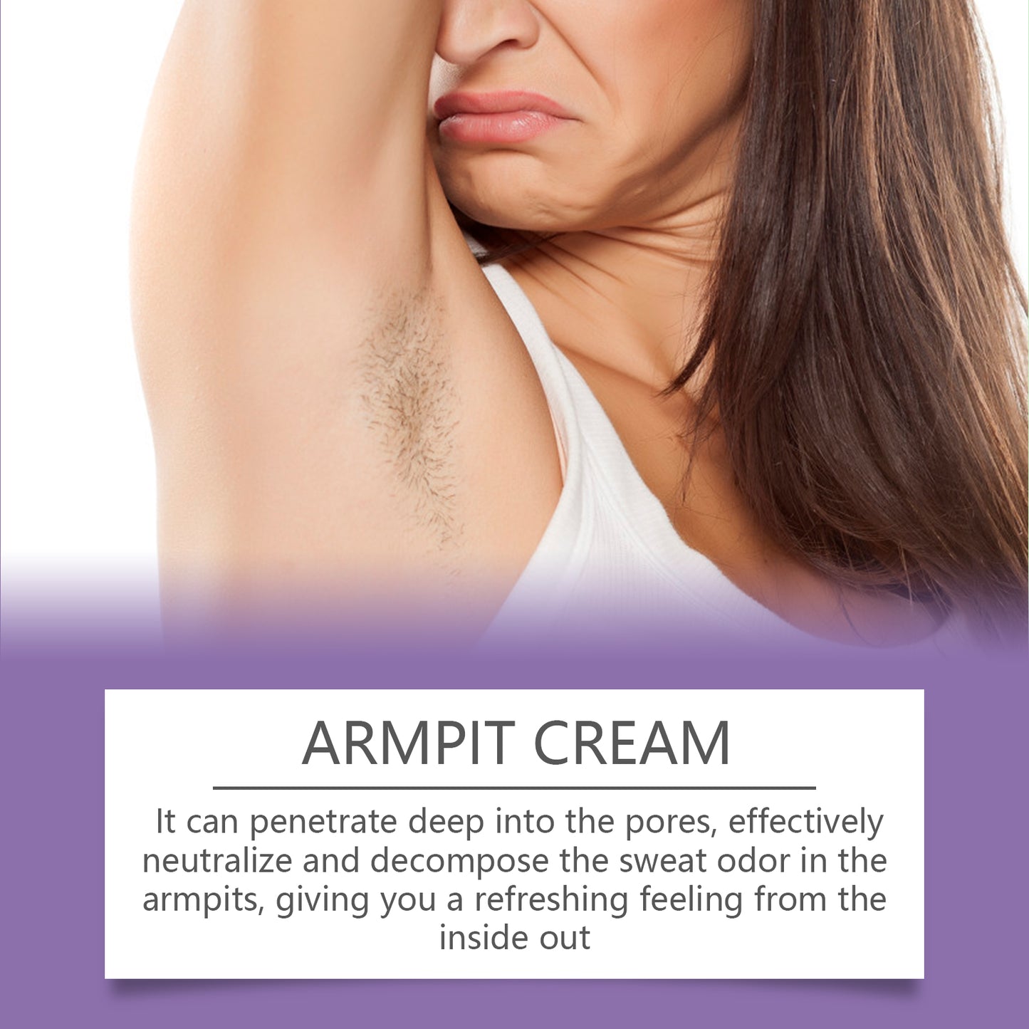 Refreshing Underarm Body Care Cream - Sweat Control & Odor Neutralizer