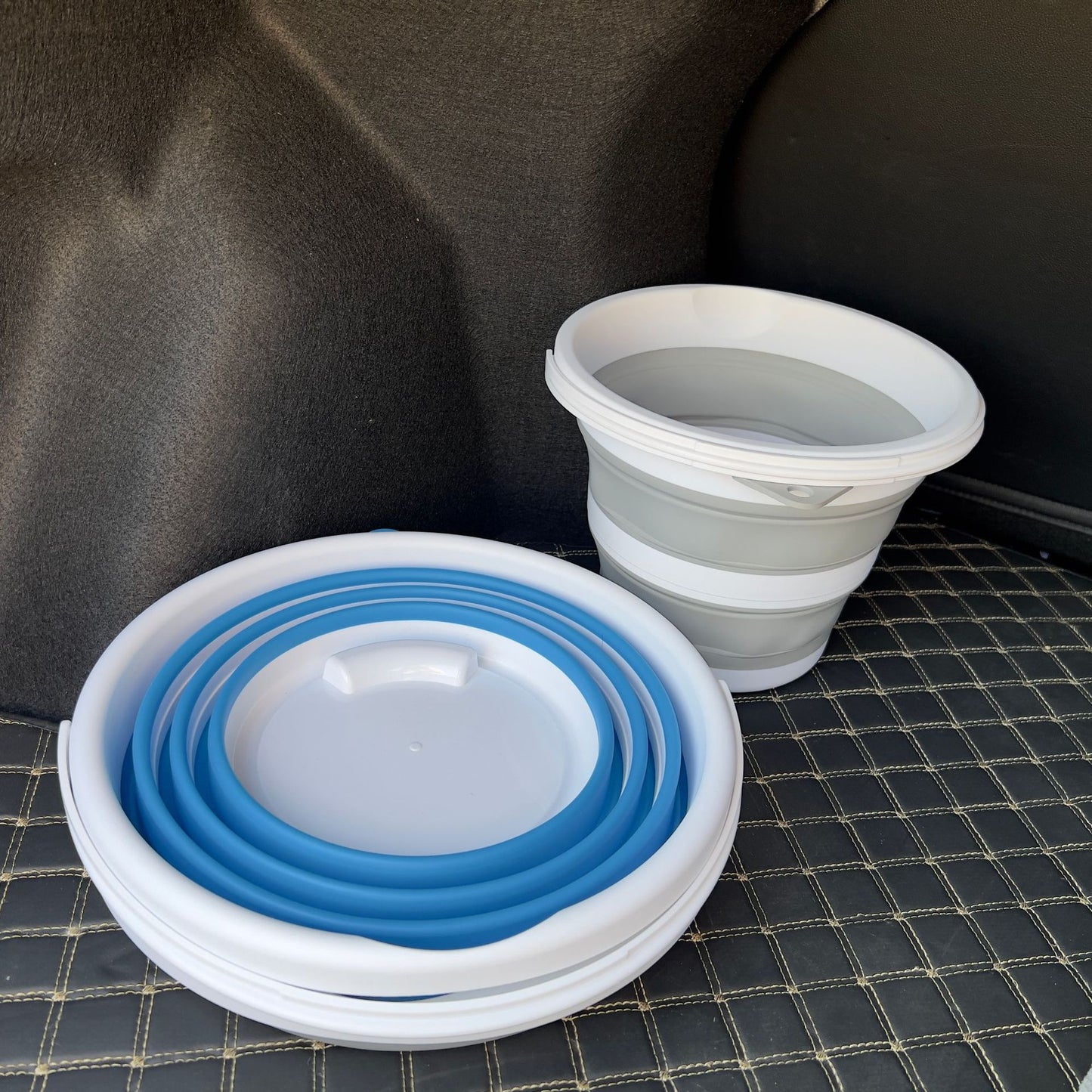 10L Plastic Folding Bucket for Household, Garden & Fishing Use