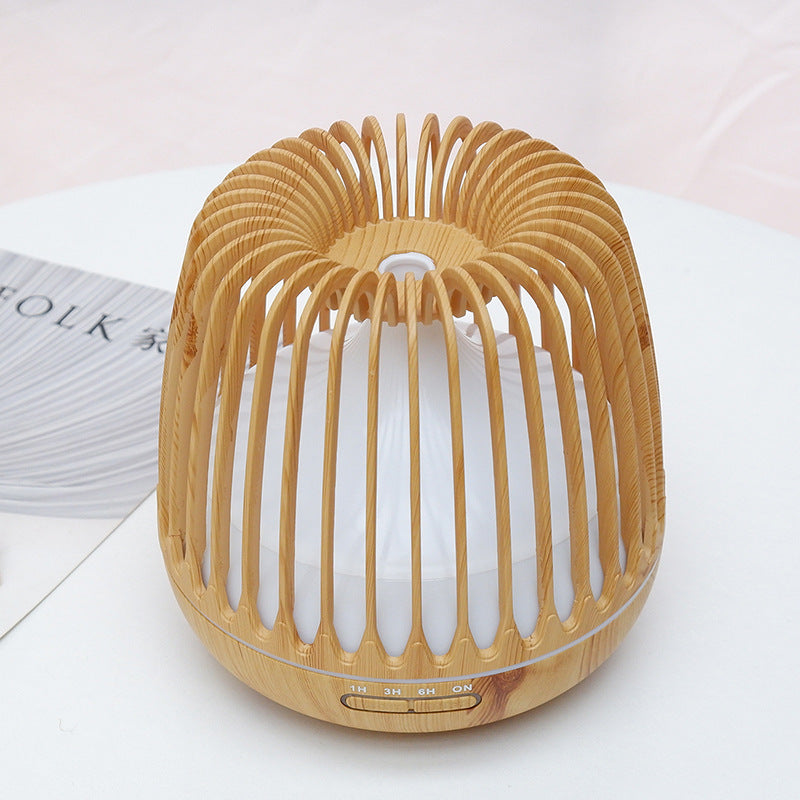Wood Grain Aromatherapy Diffuser for Home & Relaxation