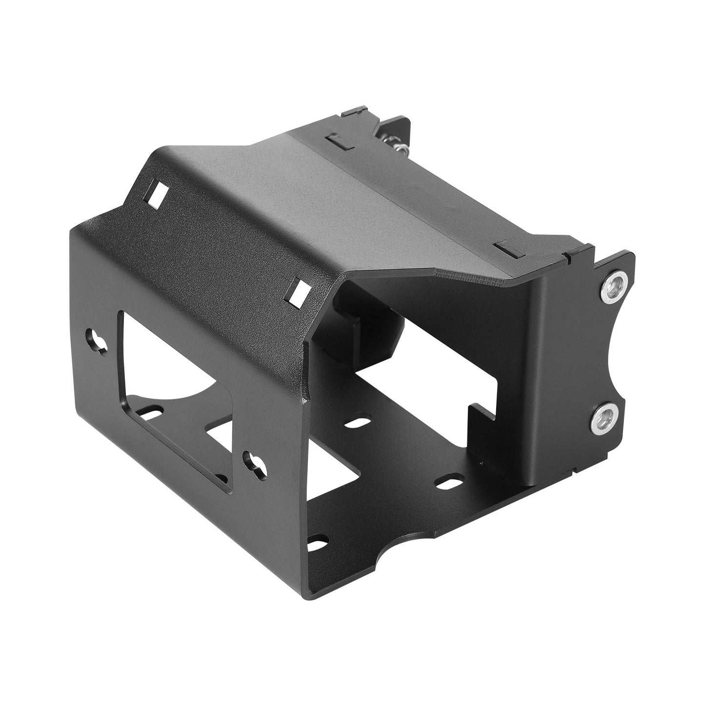 Trailer Hitch Winch Mount for Polaris Sportsman Models 2009 and Newer - Black