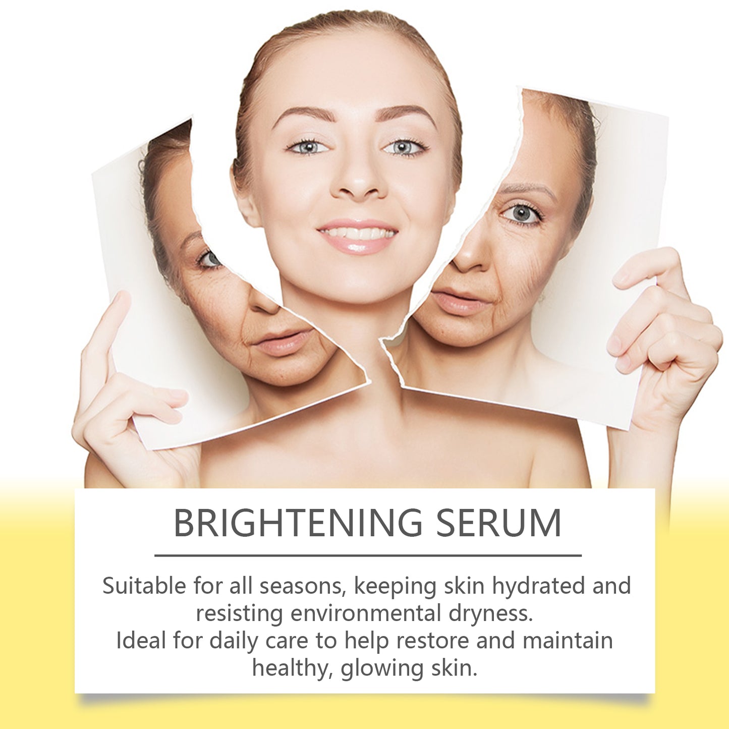 Brightening Facial Serum with Arbutin & Ceramide - 30ml Hydrating Formula