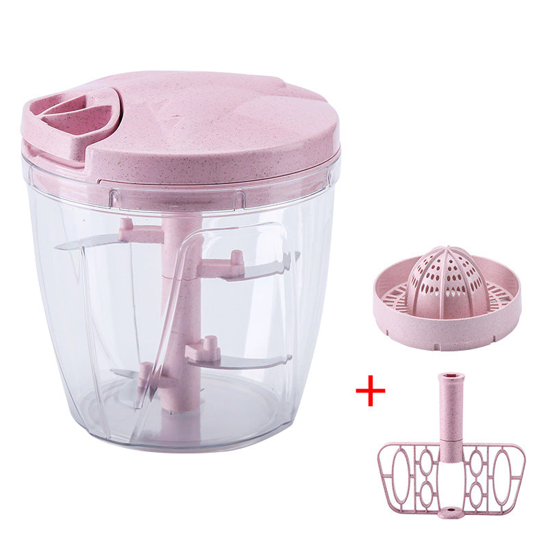 Hand-Pulled Meat Grinder and Vegetable Mincer 900ml - Multi-Function Kitchen Tool