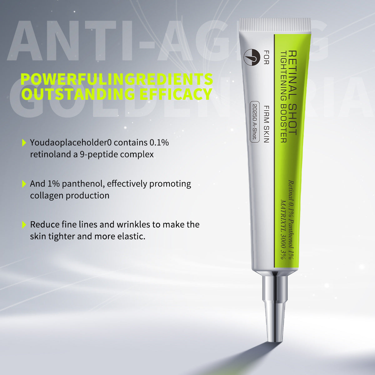 Retinol Eye Cream - 15g Facial Care with Outer Packaging