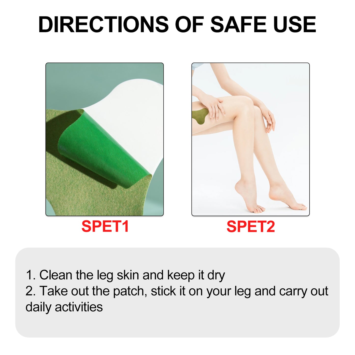 Leg Slimming & Sculpting Patches - 12 Pack Firming Skin Care Treatment