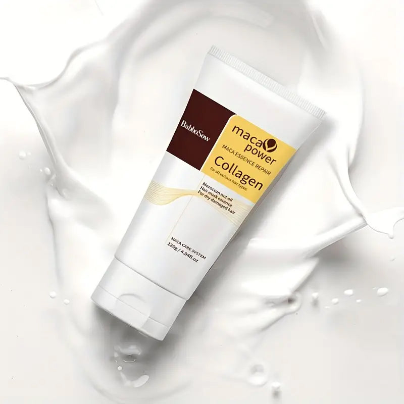Collagen Deep Repair Hair Mask - 120mL Moisturizing Treatment for Frizz
