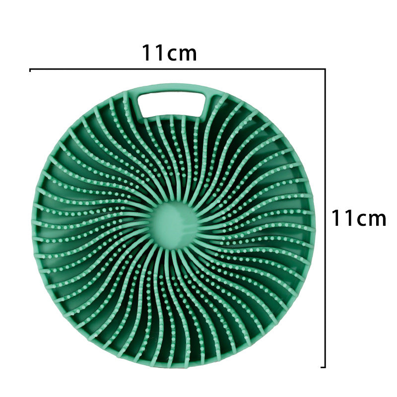 Handheld Silicone Shower Bath Brush - Home Bathroom Cleaning Tool