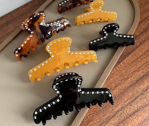 Acetate Hair Clip Gripper - Multiple Sizes & Styles