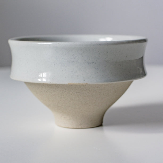 Blue Japanese Round Tall Porcelain Bowl 360ml Kitchen Serveware