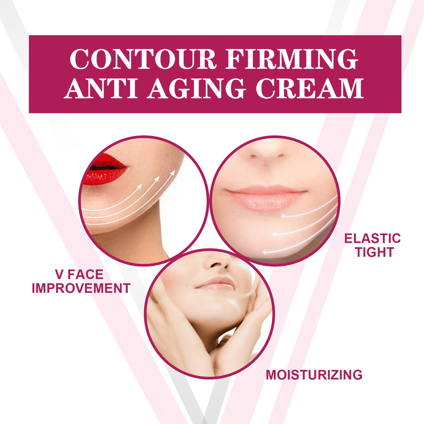 V Face Firming Contour Lifting Cream for Facial Shaping - 20g Anti-Aging