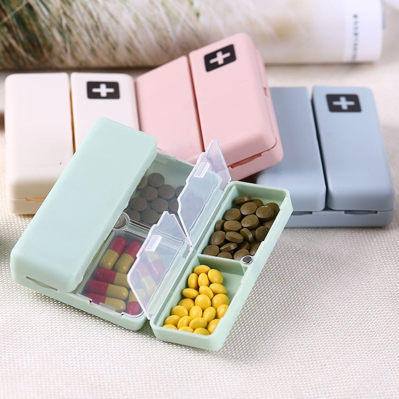 Weekly Travel Pill Box Organizer 7-Day Foldable Storage Container
