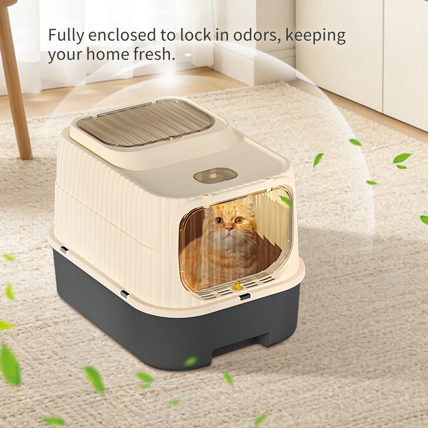 Cruiser Litter Box - Self Pickup Pet Furniture for Cats and Small Animals