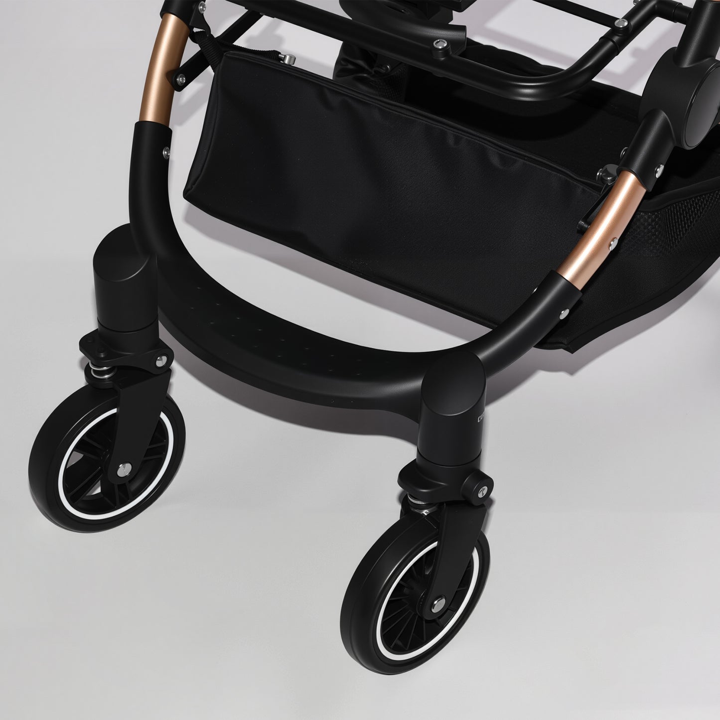 Pet Stroller for Dogs and Cats - Foldable 2-in-1 Detachable Design with Sun Canopy