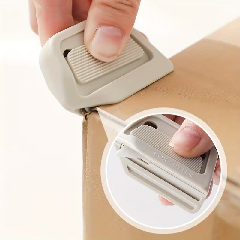 Automatic Retractable Box Knife with Magnetic Ceramic Blade