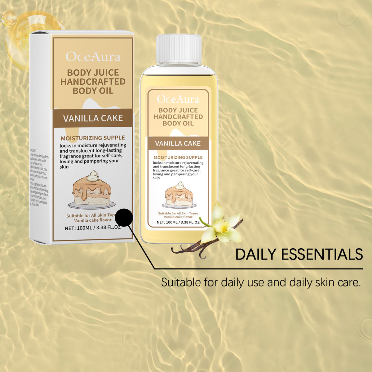 Aromatic Moisturizing Gentle Dry Skin Treatment Oil