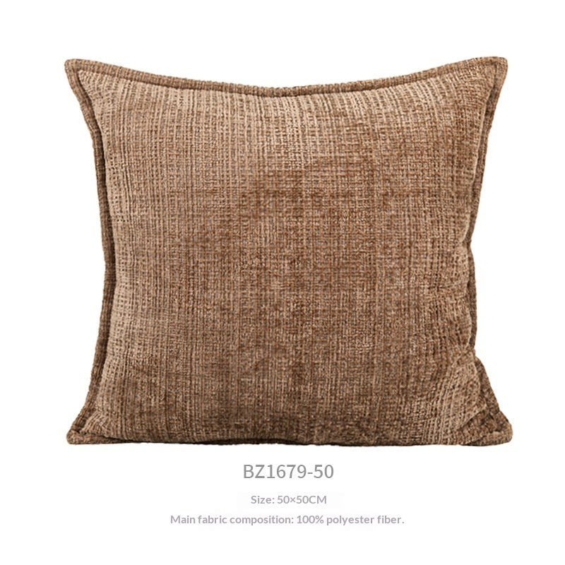 Mid-Century Modern Throw Pillow - Brown and Coffee Decorative Cushion