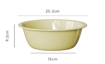 Laundry Basin 30cm Medium Lemon Yellow - Plastic Laundry Trough