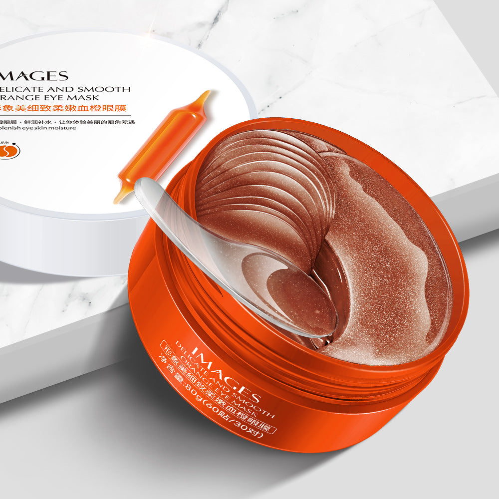 Red Juice Orange Eye Mask for Skin Rejuvenation and Refreshing Care 80g