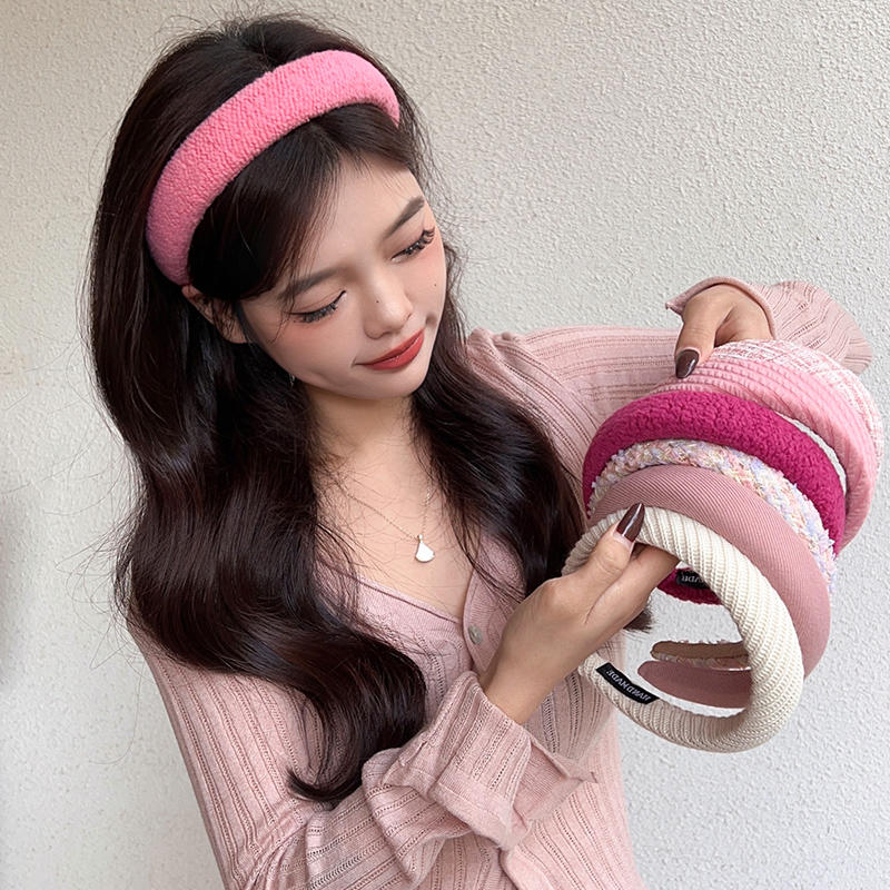 Wide Brim Hair Hoop Headband - Stretchy