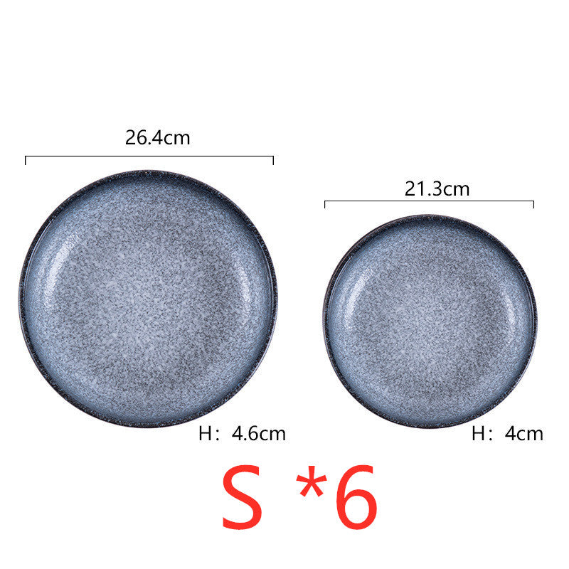 Ceramic Dinner Plate for Western Food - Household Dining Ware