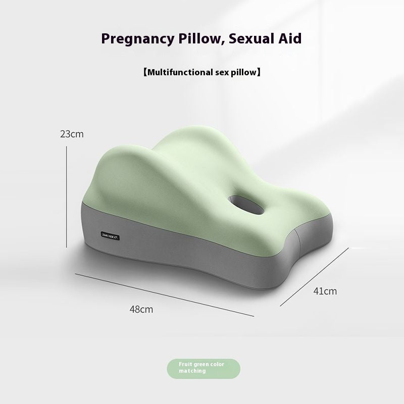 Multifunctional Bedside Cushion - Memory Foam Support Pillow