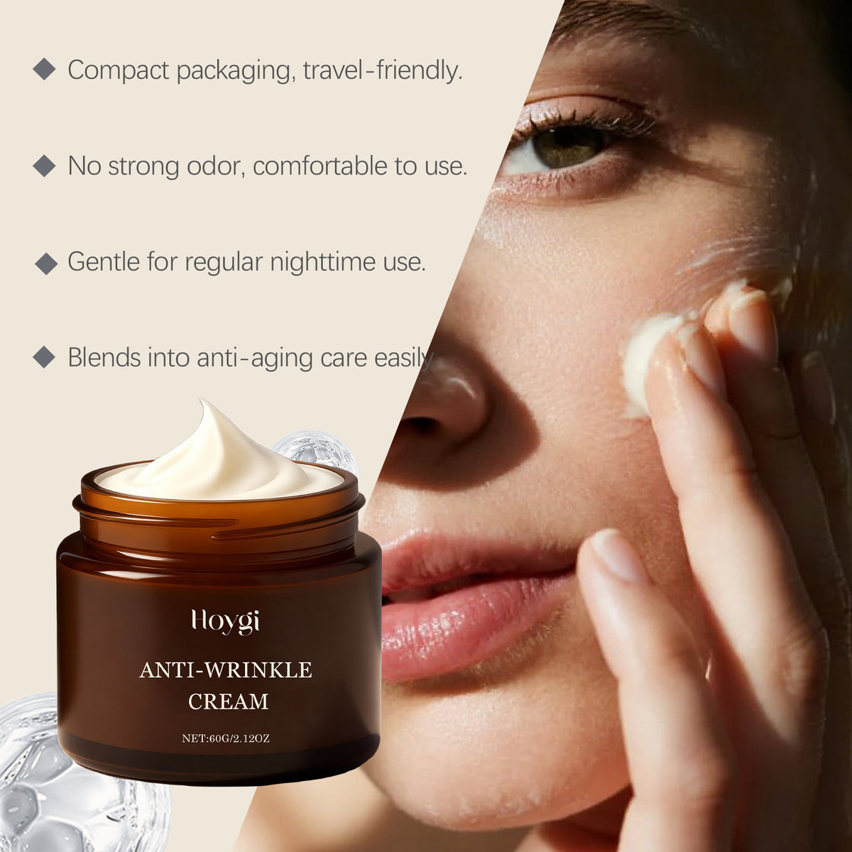 Retinol Moisturizing Cream - 60g Facial Care