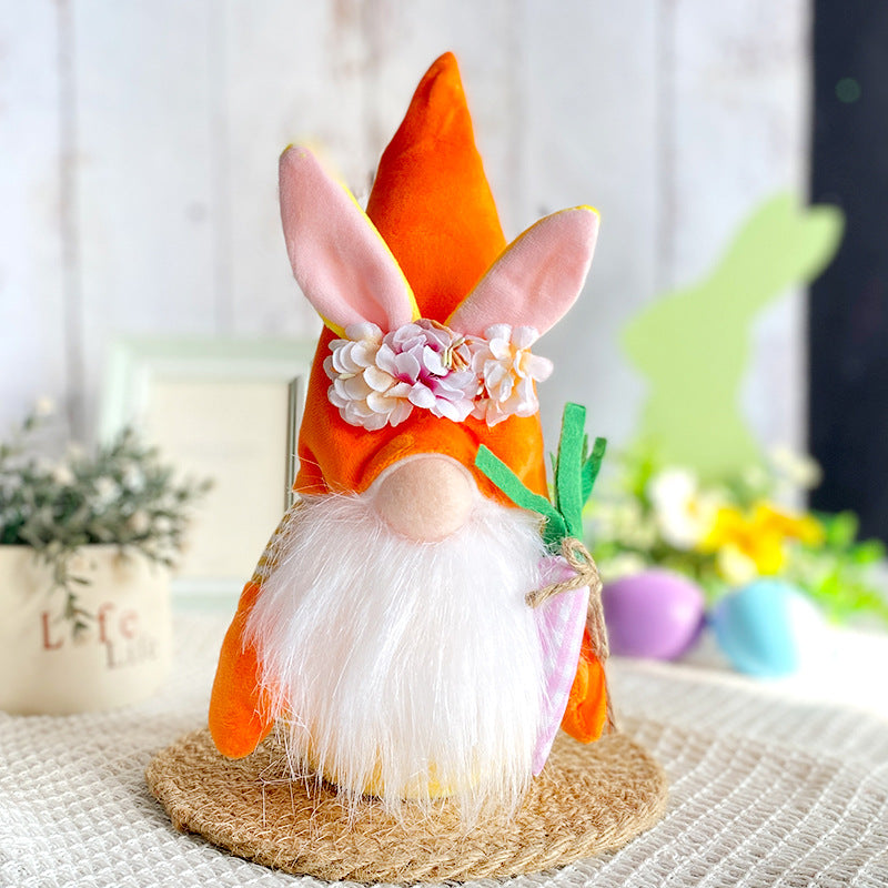 Easter Faceless Doll Gift Set Small Decor for Holiday Celebrations