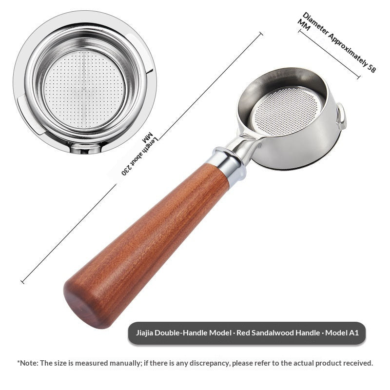 Italian-Style Coffee Machine Portafilter Bottomless Filter for Espresso