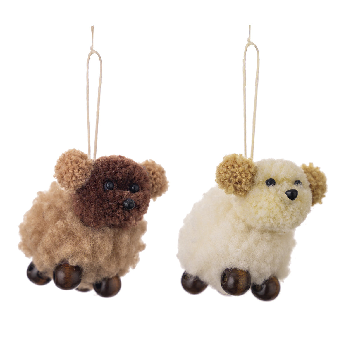 Christmas Felt Puppy Pendant Ornament - Plush Felt Dog Decoration