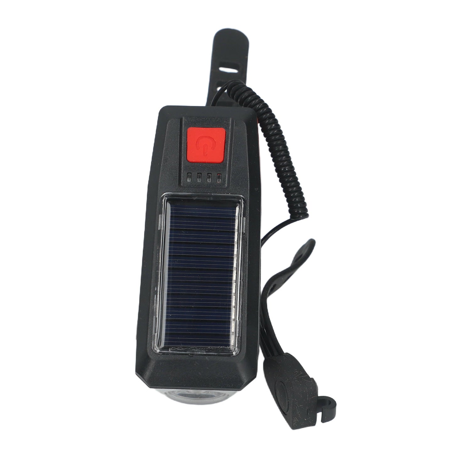 Solar Rechargeable Bike Light and Horn for Night Riding