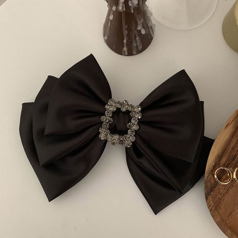 Bow Ribbon Hairpin Female Bang Clip