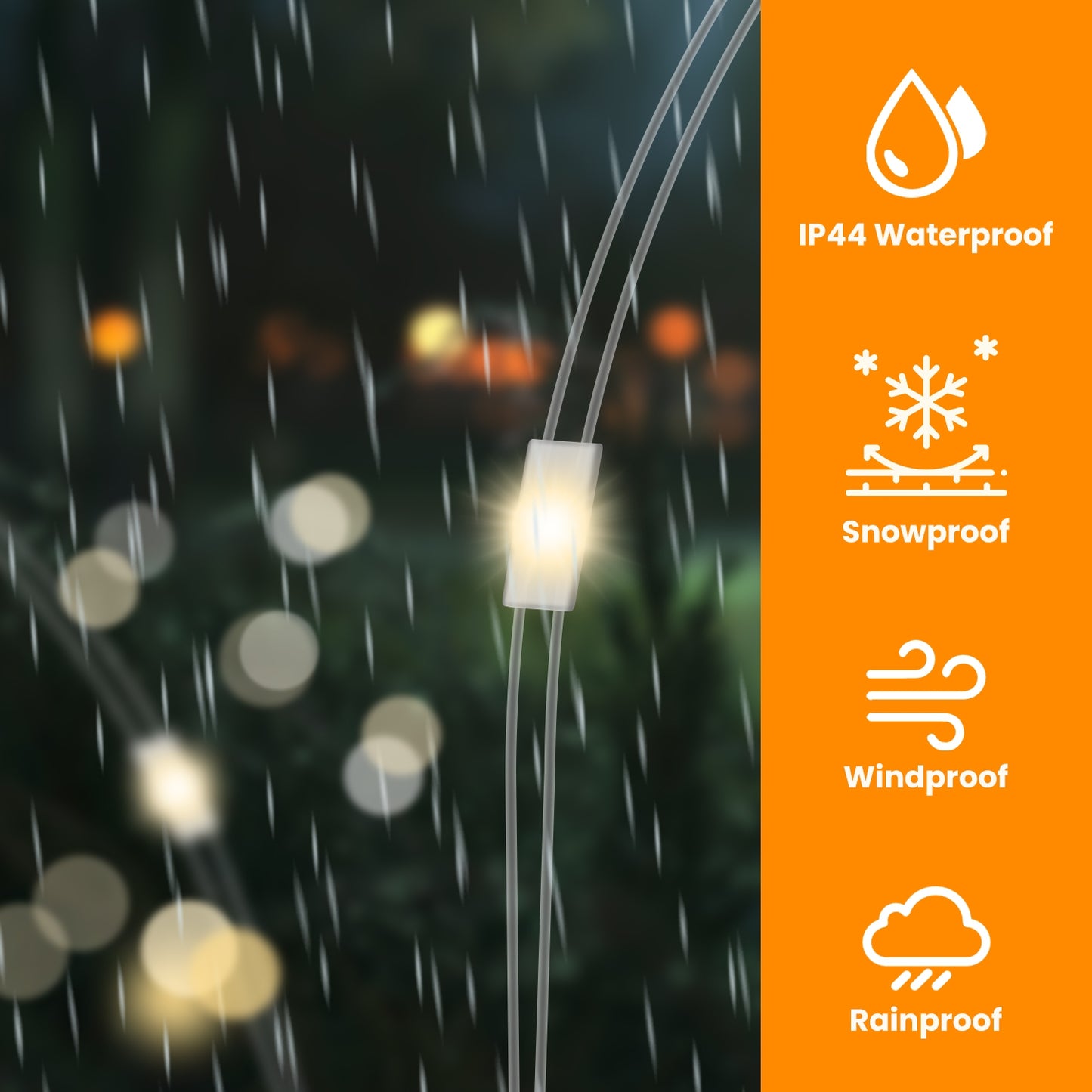 Solar Christmas Net Lights - 9.84x6.56ft, 192 LED, Dimmable