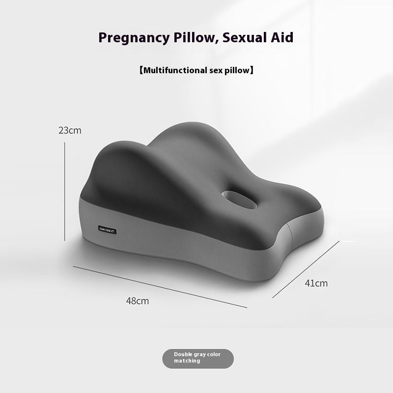 Multifunctional Bedside Cushion - Memory Foam Support Pillow