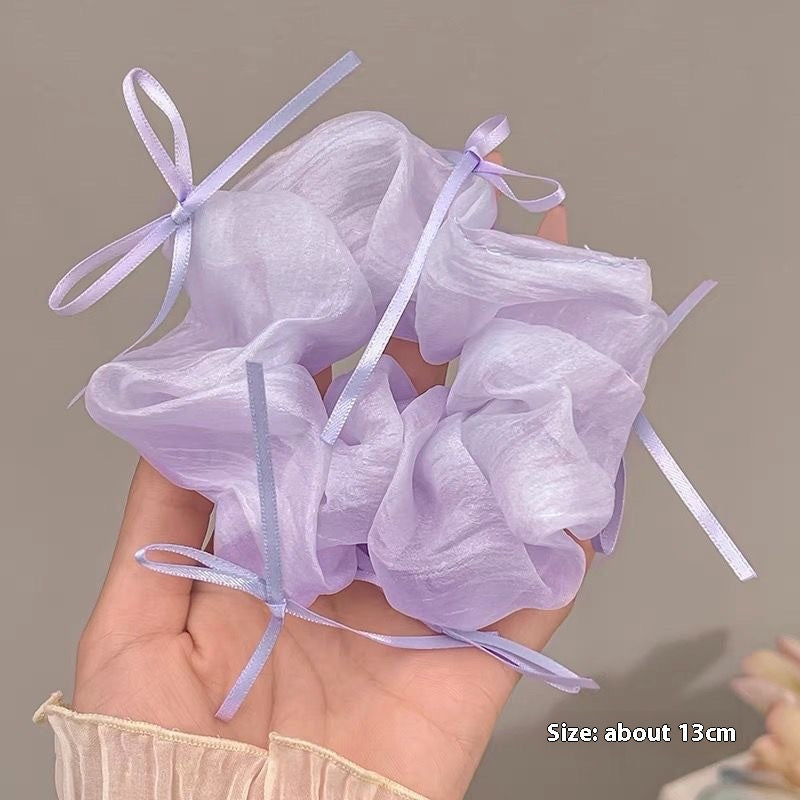 Summer Sweet Lace Scrunchie Hair Tie - Elegant Floral Hair Accessory