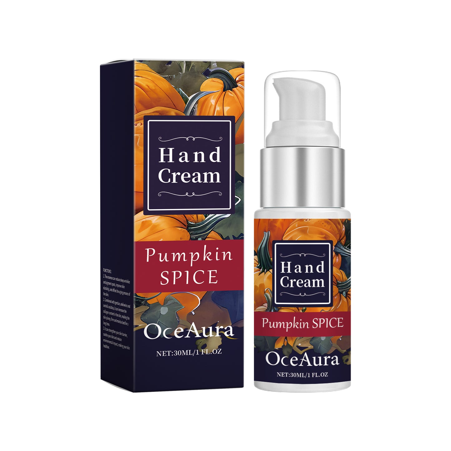 Pumpkin Moisturizing Hand Cream with Shea Butter & Jojoba Oil