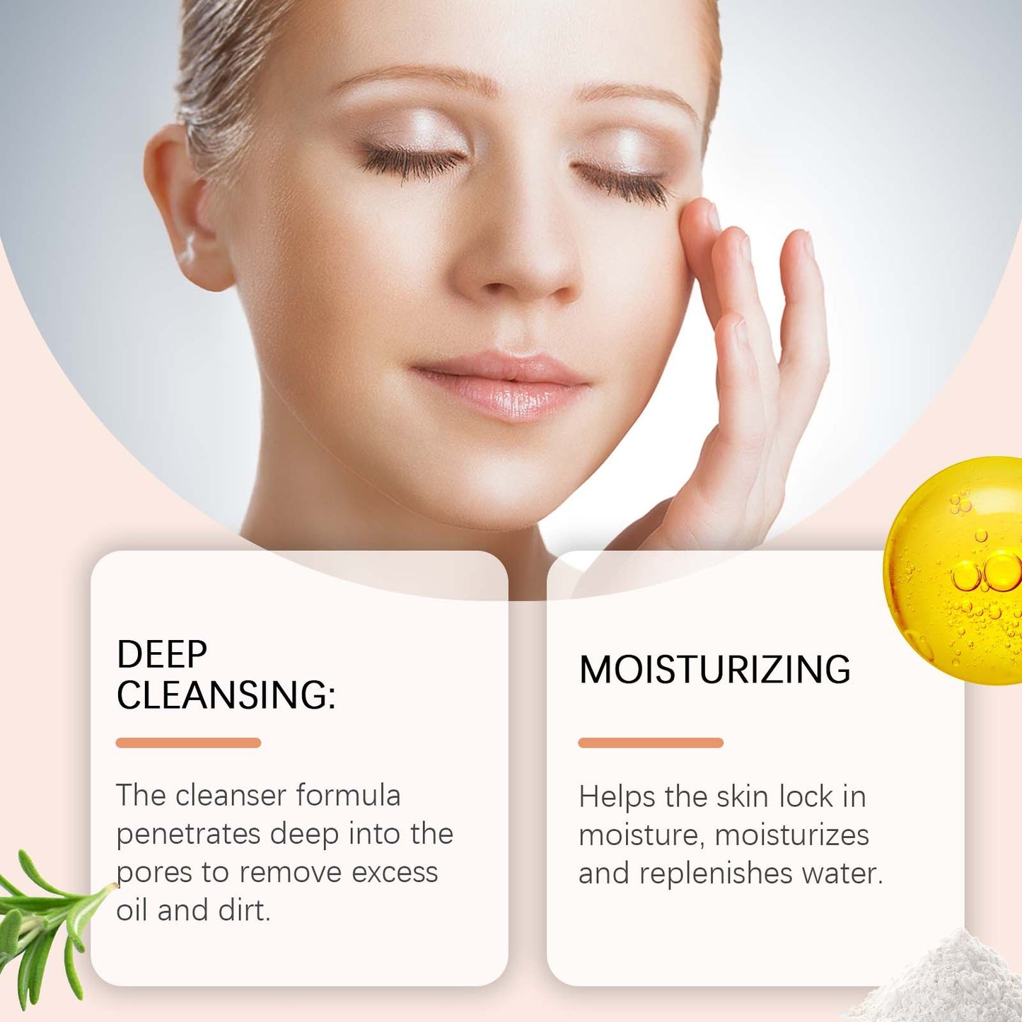 Moisturizing Facial Cleanser for Pore Cleansing - 100g