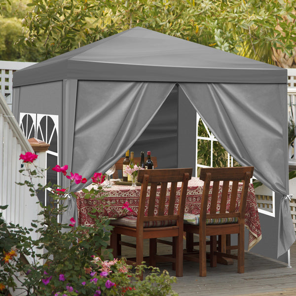 Portable Waterproof Party Tent - 6.5x6.5FT Four Sides