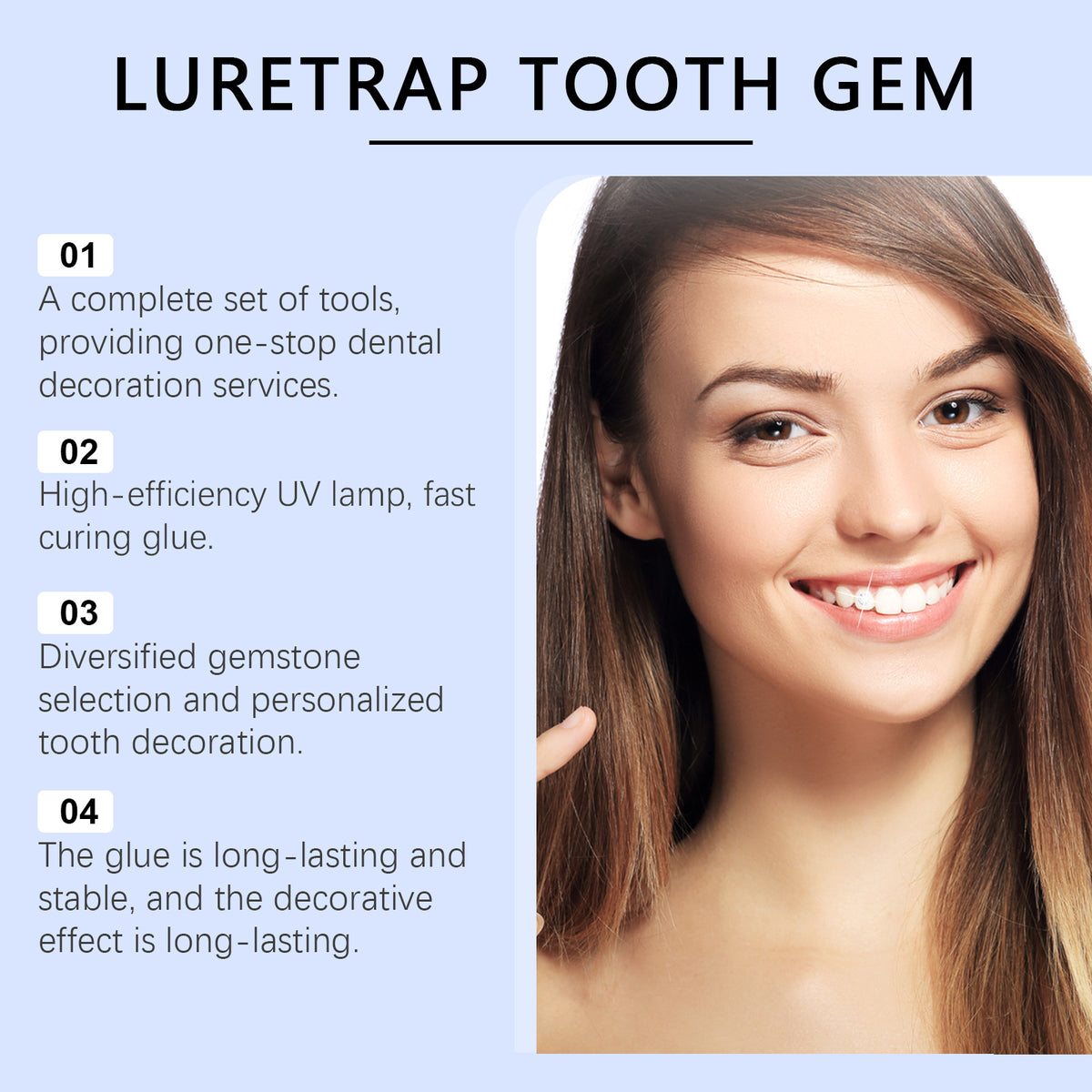 DIY Fashion Teeth Decoration Beauty Suit