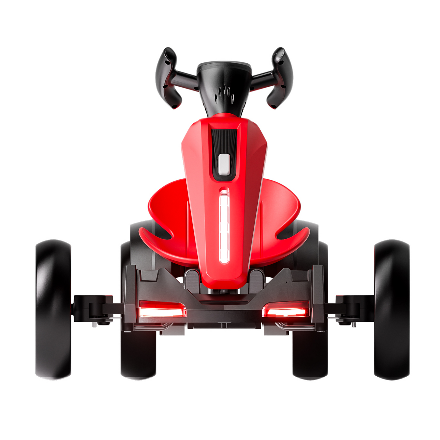 12V Electric Kids Go Kart with Adjustable Seat - Red