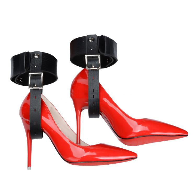 Women's Fashion Leather High Heels Fixed Strap - Multiple Colors