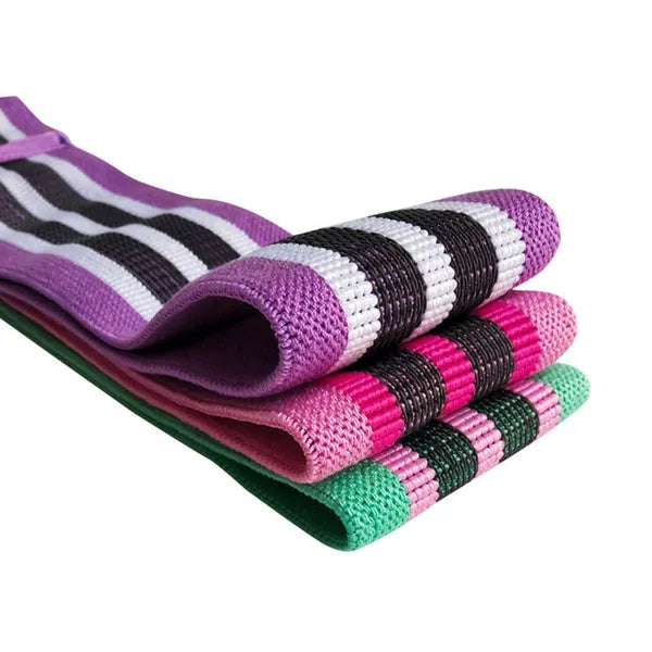 Resistance Bands for Yoga & Fitness - Home Stretching Set
