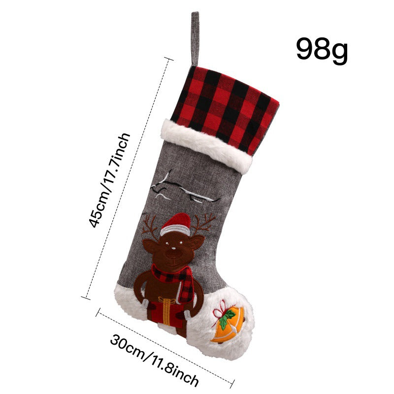Christmas Checkered Socks for Kids - Holiday Gift, Multiple Colors