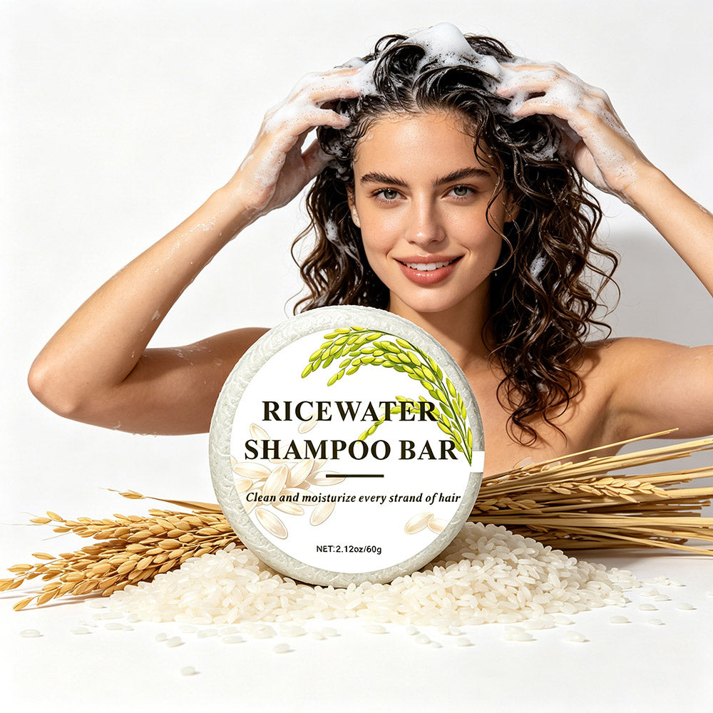 Rice Shampoo Bar 60g - Gentle Hair & Body Care