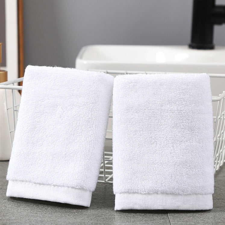 Cotton Square Towels - White, Multiple Sizes & Weights - Home & Garden