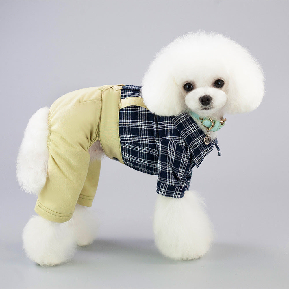 Dog Clothes Spring and Summer Pet Tops Cotton Apparel for Dogs